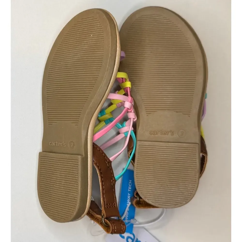 NWT Carter's Kids Edina Sandals - Size 7